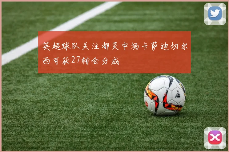 英超球队关注都灵中场卡萨迪切尔西可获27转会分成